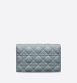 LADY DIOR CHAIN POUCH Cloud Blue Cannage Lambskin - Image 2