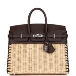 Hermès Picnic Sellier Birkin 25 Rouge Sellier Swift Palladium Hardware (HANDMADE)