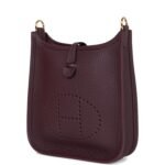Hermès Evelyne TPM Cassis Clemence Gold Hardware - Image 5