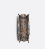 MEDIUM DIOR BOOK TOTE Pink Multicolor Dior Petites Fleurs Embroidery (36 x 27.5 x 16.5 cm) - Image 3