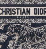 MINI DIOR BOOK TOTE PHONE BAG Blue Toile de Jouy Reverse Embroidery (13 x 18 x 5 cm) - Image 5