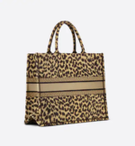 LARGE DIOR BOOK TOTE Beige Multicolor Mizza Embroidery (42 x 35 x 18.5 cm) - Image 2