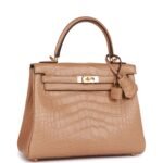 Hermès Kelly Retourne 25 Chai Matte Alligator Gold Hardware (HANDMADE) - Image 2