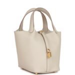 Hermès Picotin Lock 18 Beton Clemence Gold Hardware - Image 2