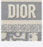 MINI DIOR BOOK TOTE Gray Dior Oblique Embroidery (22,5 x 15 x 6 cm) - Image 3
