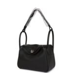 Hermès Lindy 26 Black Clemence Palladium Hardware - Image 5