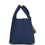 Hermès Picotin Lock 18 Bleu Saphir Maurice Gold Hardware - Image 3