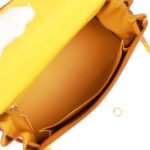 Hermès Kelly Retourne 25 Jaune Ambre Swift Gold Hardware - Image 8