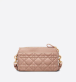DIOR CARO POUCH Blush Supple Cannage Calfskin - Image 7