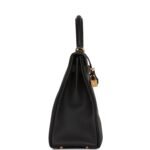 Hermès Kelly Retourne 32 Black Togo Gold Hardware - Image 3