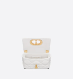 MICRO DIOR CARO BAG Latte Supple Cannage Calfskin - Image 3
