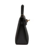 Hermès Kelly Sellier 20 Black Epsom Gold Hardware - Image 4