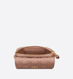 DIOR CARO POUCH Blush Supple Cannage Calfskin - Image 2