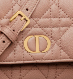 DIOR CARO POUCH Blush Supple Cannage Calfskin - Image 5