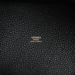 Hermès Picotin Lock 18 Black Clemence Gold Hardware - Image 7