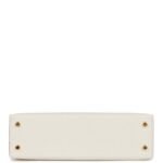 Hermès Kelly Sellier 20 Mushroom Chèvre Gold Hardware - Image 6