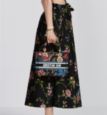 MEDIUM LADY D-LITE BAG Black Multicolor Dior Birds Embroidery - Image 6