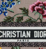 MINI DIOR BOOK TOTE PHONE BAG Pink Multicolor Dior Petites Fleurs Embroidery (13 x 18 x 5 cm) - Image 5