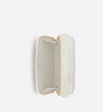 DIOR CARO BOX BAG Latte Quilted Macrocannage Calfskin - Image 2