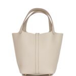 Hermès Picotin Lock 22 Beton Clemence Gold Hardware - Image 4