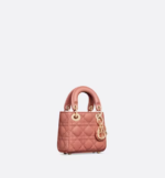 MICRO LADY DIOR BAG Ethereal Pink Cannage Lambskin