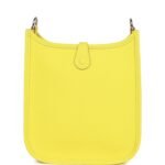 Hermès Evelyne TPM Lime Clemence Palladium Hardware - Image 4