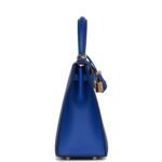 Hermès Kelly Sellier 25 Bleu Royal Epsom Gold Hardware - Image 4