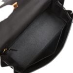 Hermès Kelly Retourne 28 Black Togo Gold Hardware - Image 8
