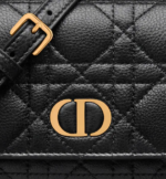 DIOR CARO POUCH Black Supple Cannage Calfskin - Image 6