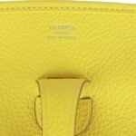 Hermès Evelyne III PM Lime Clemence Palladium Hardware - Image 7