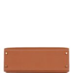 Hermès Kelly Sellier 32 Gold Epsom Gold Hardware - Image 6