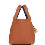 Hermès Eclat Picotin Lock 18 Gold Clemence Gold Hardware - Image 4