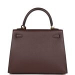 Hermès Kelly Sellier 25 Rouge Sellier Epsom Gold Hardware - Image 4