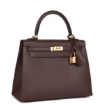 Hermès Kelly Sellier 25 Rouge Sellier Epsom Gold Hardware - Image 2