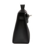 Hermès Kelly Pochette Black Swift Palladium Hardware - Image 3