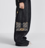 SMALL 30 MONTAIGNE BAG Blue Dior Oblique Jacquard - Image 4