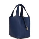 Hermès Picotin Lock 18 Bleu Saphir Maurice Palladium Hardware - Image 2