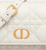 DIOR CARO POUCH Latte Supple Cannage Calfskin - Image 7
