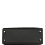 Hermès Kelly Sellier 25 Black Epsom Palladium Hardware - Image 6
