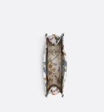 MEDIUM DIOR BOOK TOTE White Multicolor Dior Petites Fleurs Embroidery (36 x 27.5 x 16.5 cm) - Image 3