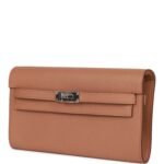 Hermès Kelly Wallet To Go Quebracho Chevre Palladium Hardware - Image 5
