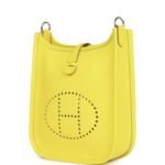 Hermès Evelyne TPM Lime Clemence Palladium Hardware - Image 5