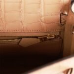 Hermès Kelly Retourne 25 Chai Matte Alligator Gold Hardware (HANDMADE) - Image 9