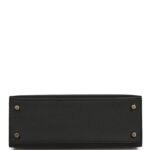 Hermès Kelly Sellier 25 Black Epsom Gold Hardware - Image 6