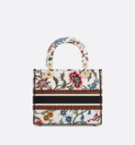 MEDIUM LADY D-LITE BAG White Multicolor Dior Petites Fleurs Embroidery - Image 2