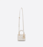 MICRO LADY DIOR BAG Latte Cannage Lambskin - Image 3