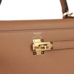 Hermès Kelly Sellier 25 Chai Epsom Gold Hardware - Image 7