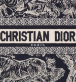 SMALL DIOR BOOK TOTE Blue Toile de Jouy Reverse Embroidery (26.5 x 21 x 14 cm) - Image 3