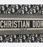 MEDIUM DIOR BOOK TOTE Blue Dior Oblique Embroidery (36 x 27.5 x 16.5 cm) - Image 3