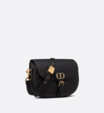 MEDIUM DIOR BOBBY BAG Black Grained Calfskin - Image 2
